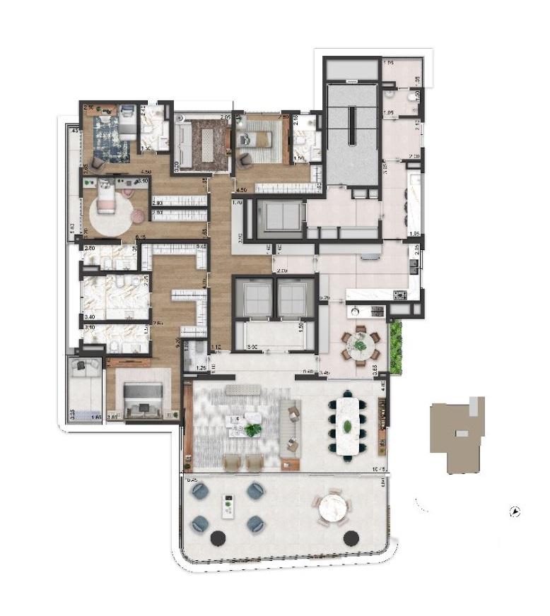 Apartamento, 4 quartos, 27337 m² - Foto 25