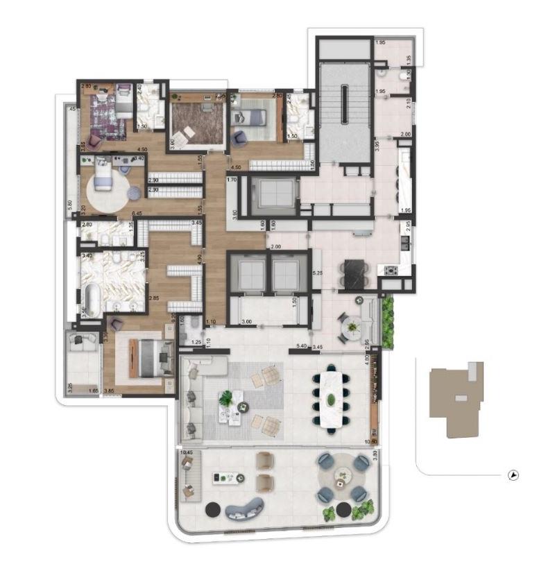 Apartamento, 4 quartos, 27337 m² - Foto 26
