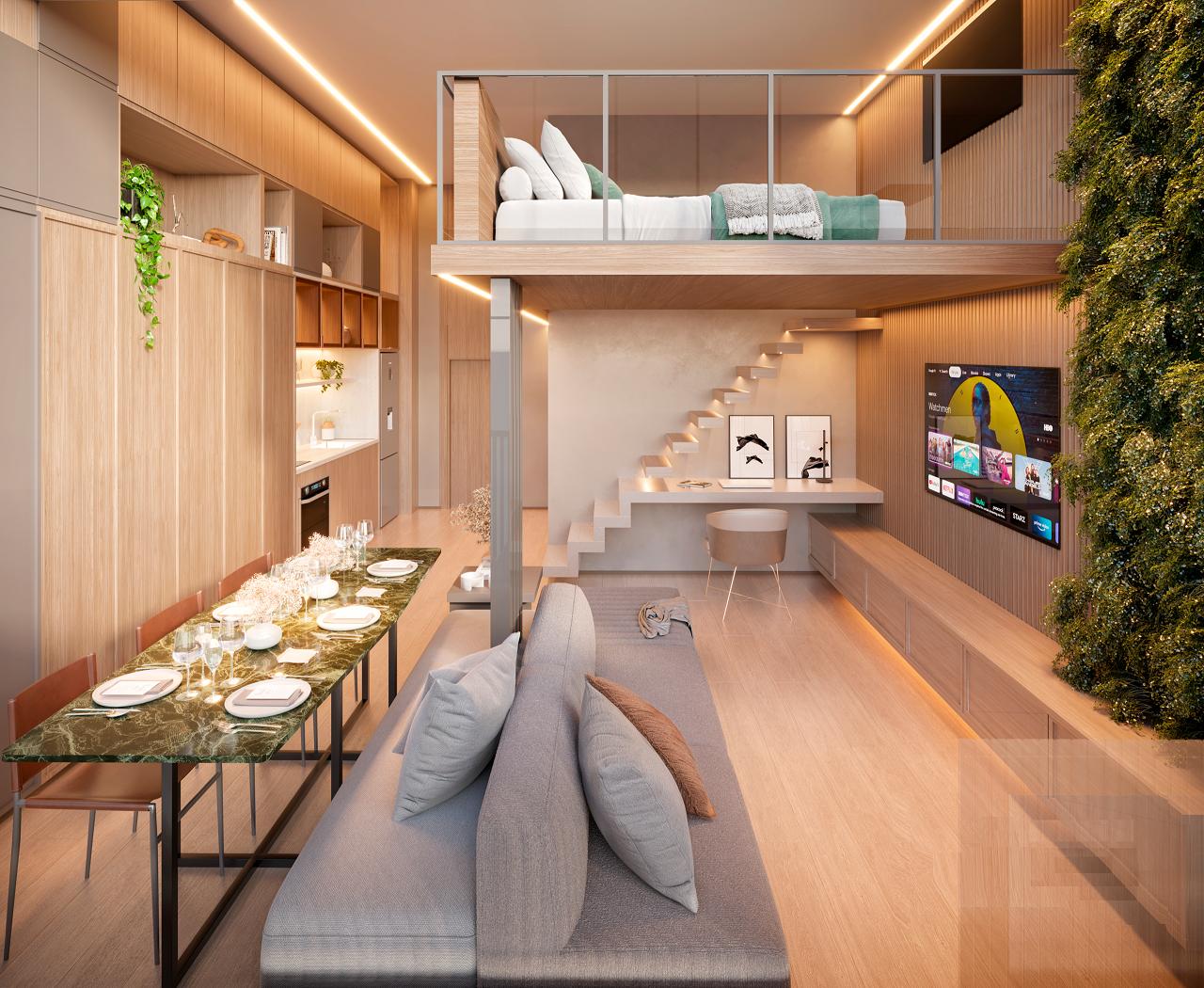 Apartamento, 1 quarto, 2535 m² - Foto 1