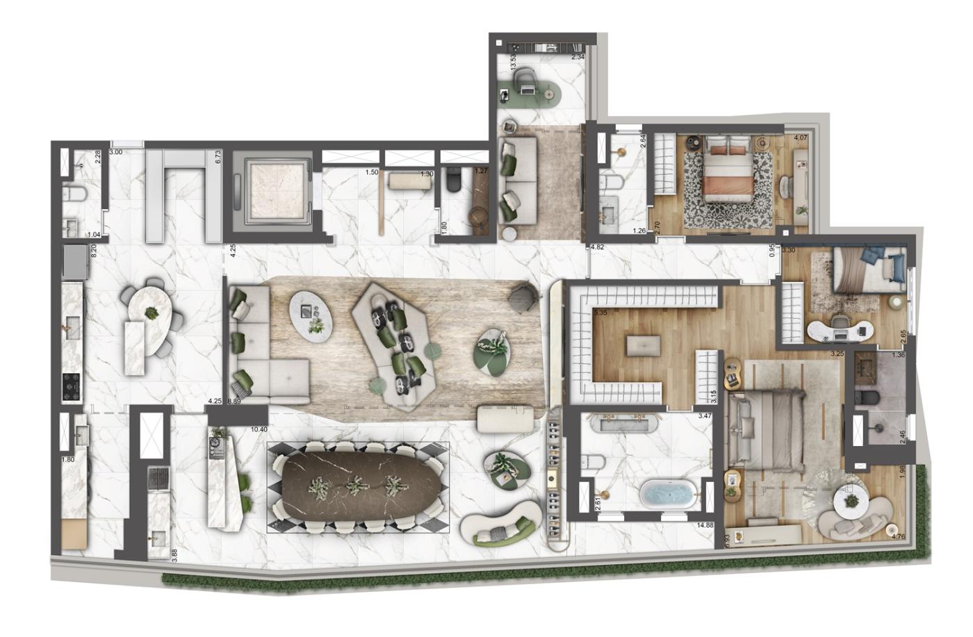 Apartamento, 4 quartos, 187512 m² - Foto 25