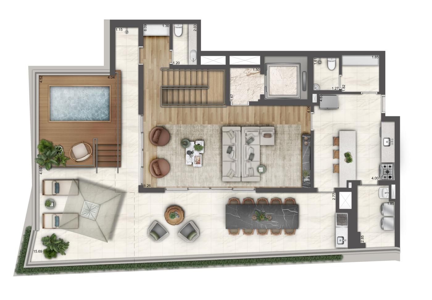 Apartamento, 4 quartos, 187512 m² - Foto 27