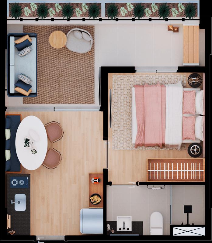 Apartamento, 2 quartos, 2348 m² - Foto 14