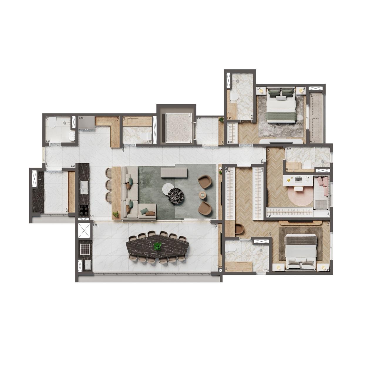 Apartamento, 4 quartos, 25156 m² - Foto 18
