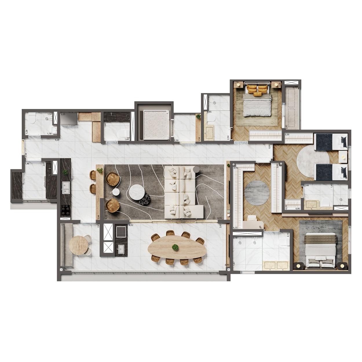 Apartamento, 4 quartos, 25156 m² - Foto 19