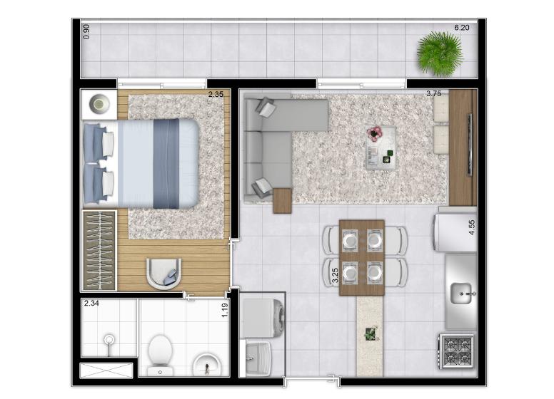 Casa, 1 quarto, 2938 m² - Foto 15