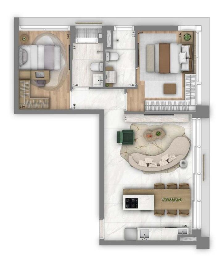 Apartamento, 3 quartos, 30127 m² - Foto 31