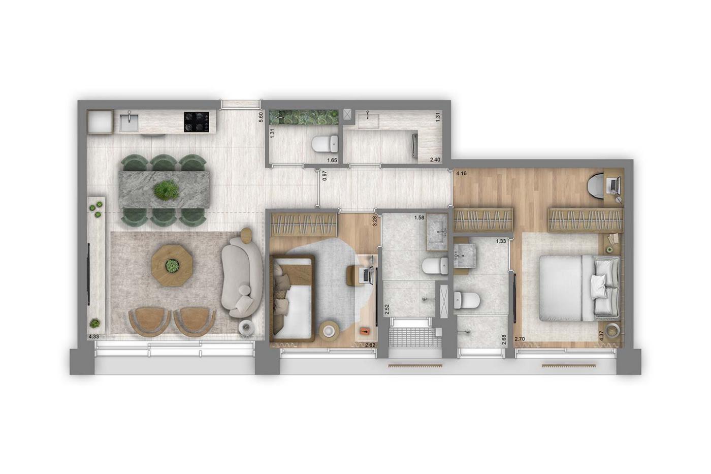 Apartamento, 3 quartos, 30127 m² - Foto 32