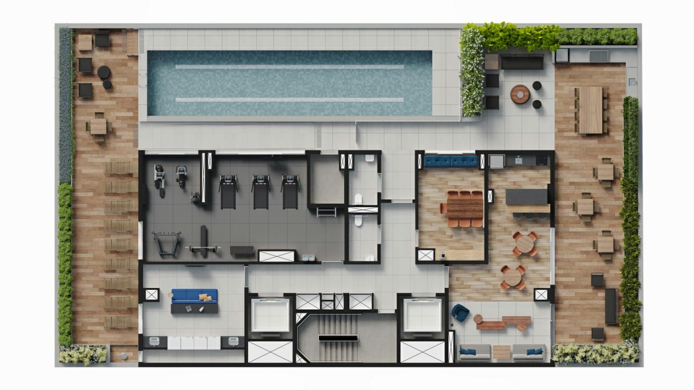 Apartamento, 1 quarto, 1920 m² - Foto 12