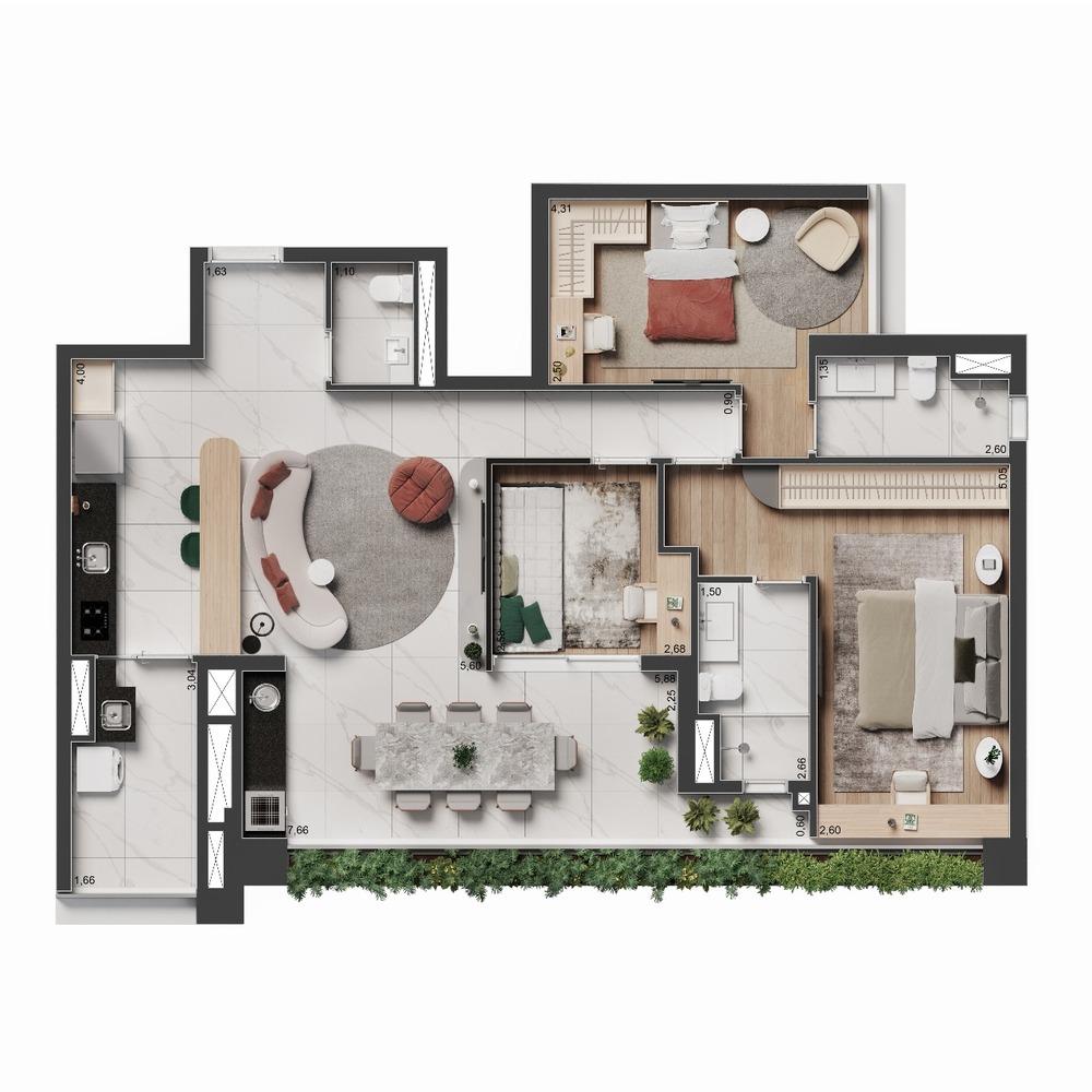 Apartamento, 3 quartos, 74219 m² - Foto 22