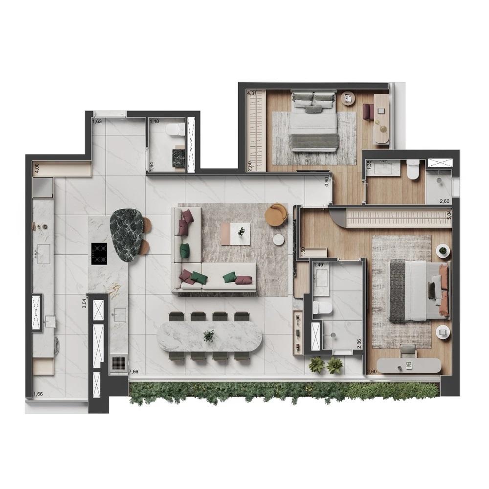 Apartamento, 3 quartos, 74219 m² - Foto 23