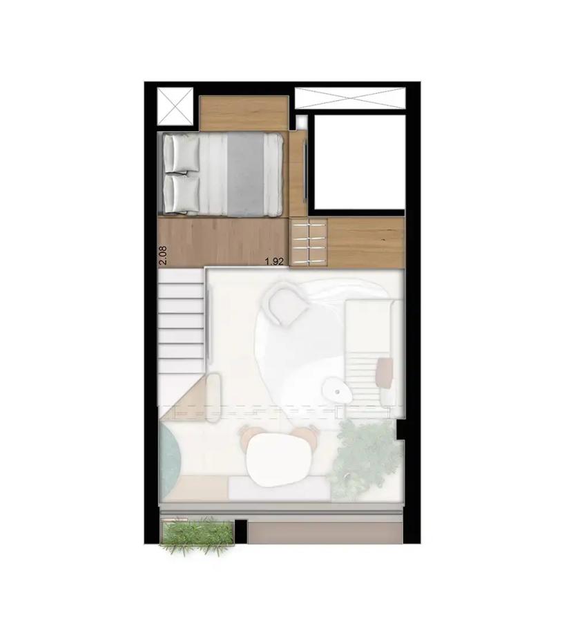 Apartamento, 1 quarto, 2330 m² - Foto 30