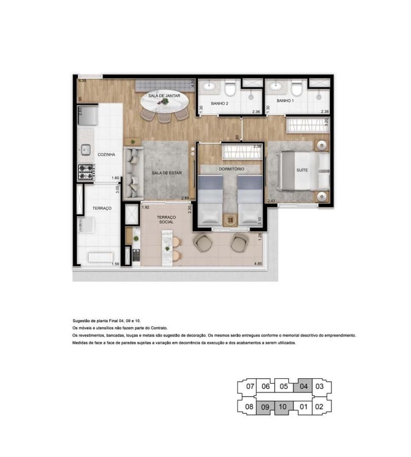 Apartamento, 3 quartos, 6379 m² - Foto 29