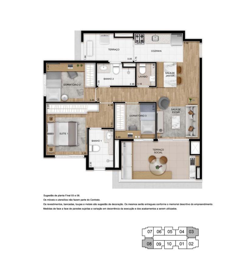 Apartamento, 3 quartos, 6379 m² - Foto 33