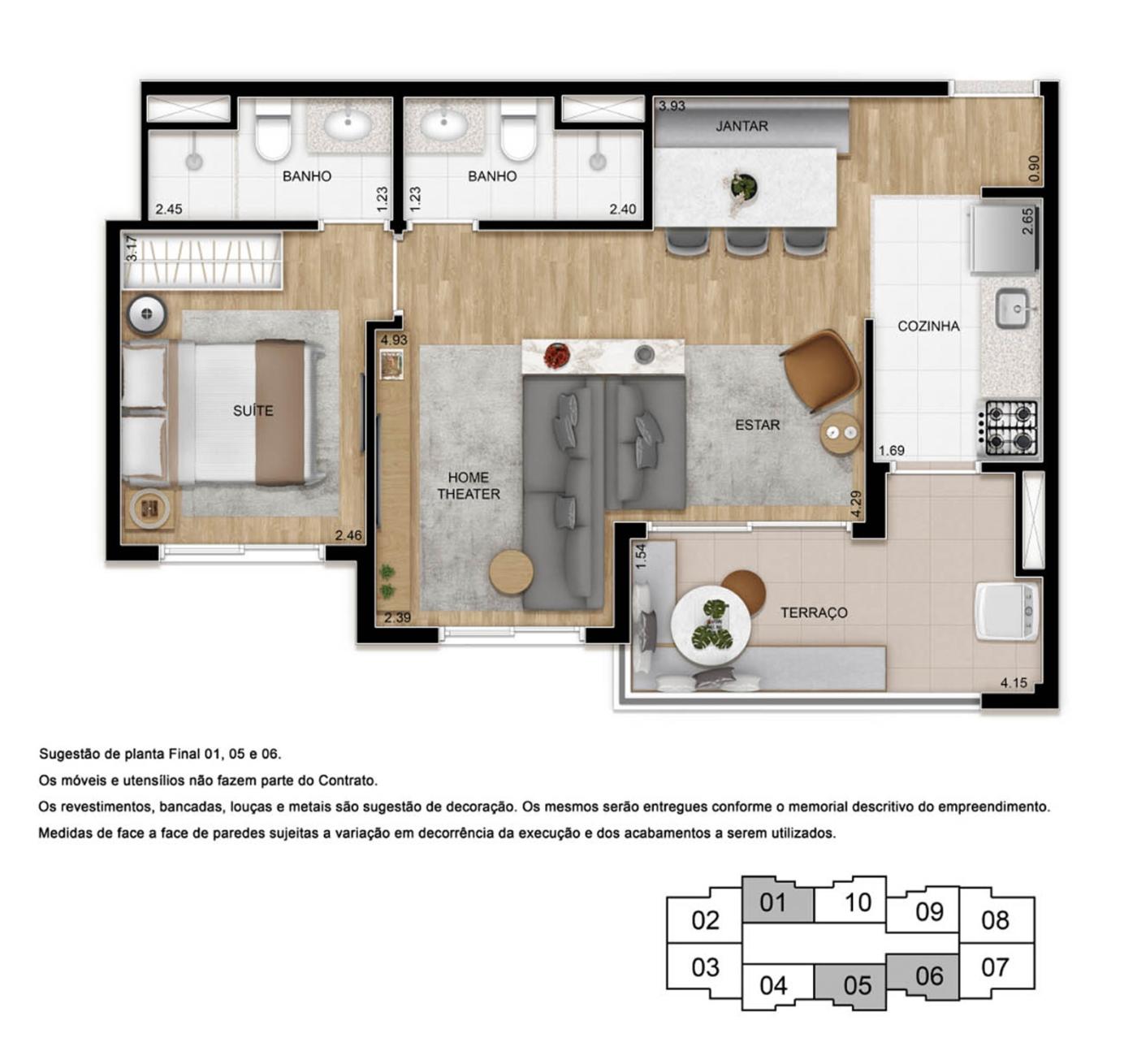 Apartamento, 3 quartos, 5467 m² - Foto 46