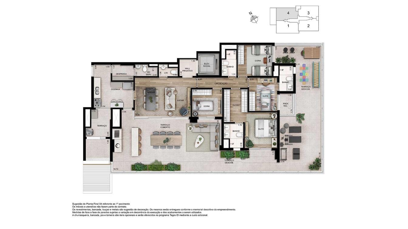 Apartamento, 4 quartos, 157 m² - Foto 20