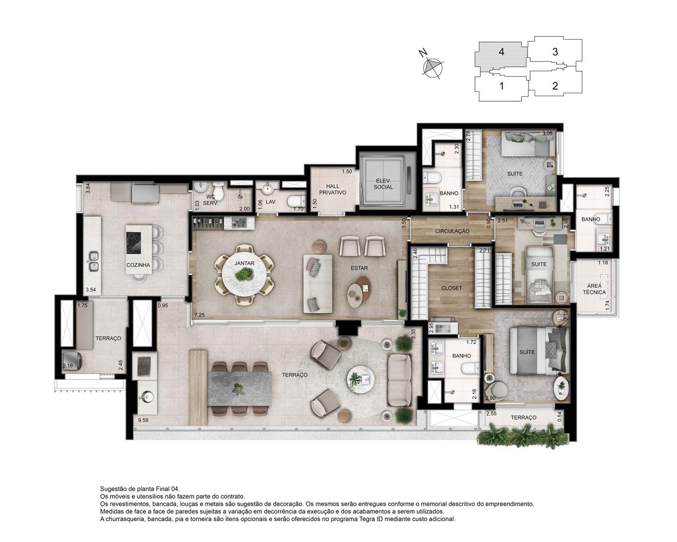 Apartamento, 4 quartos, 157 m² - Foto 23