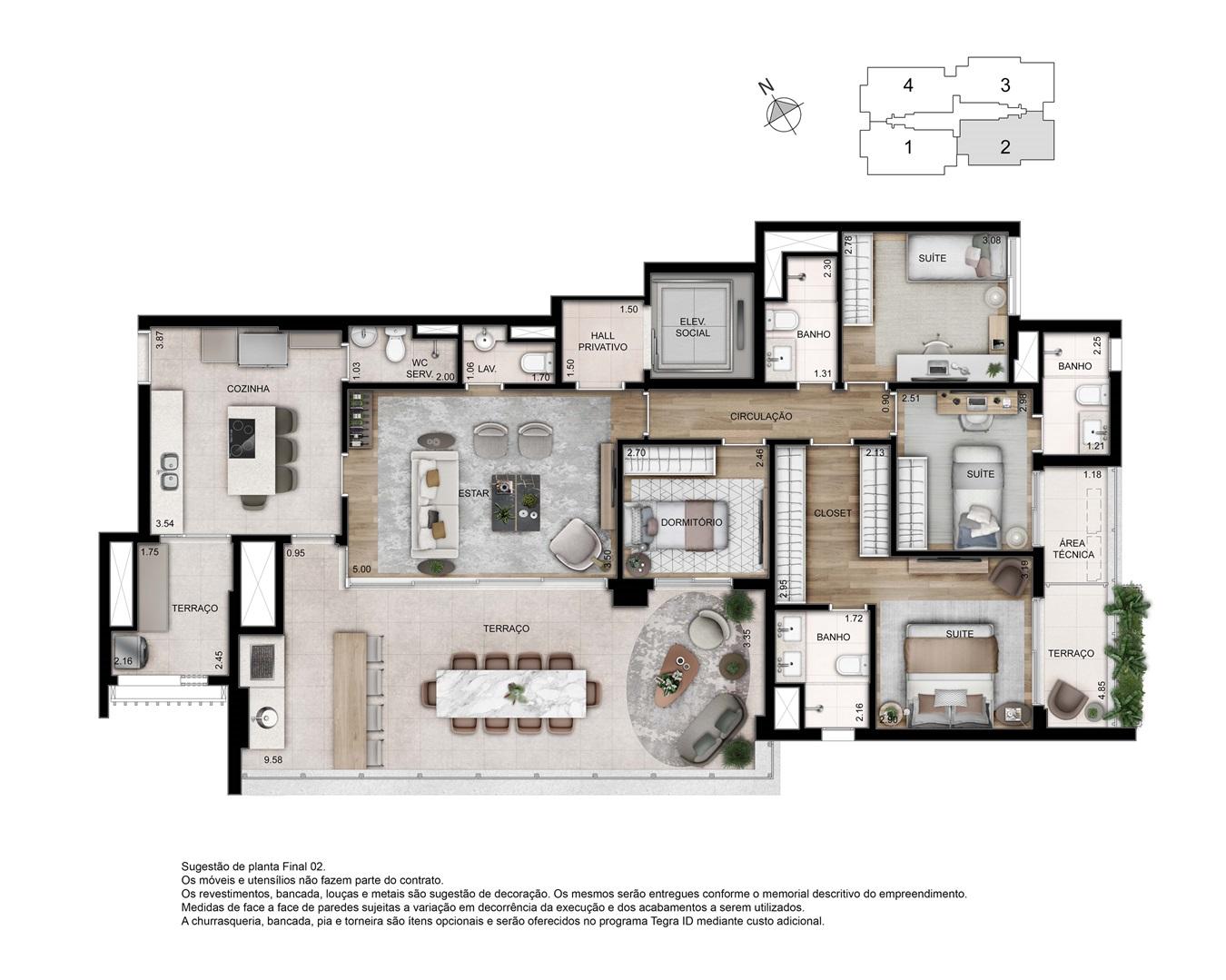 Apartamento, 4 quartos, 157 m² - Foto 24