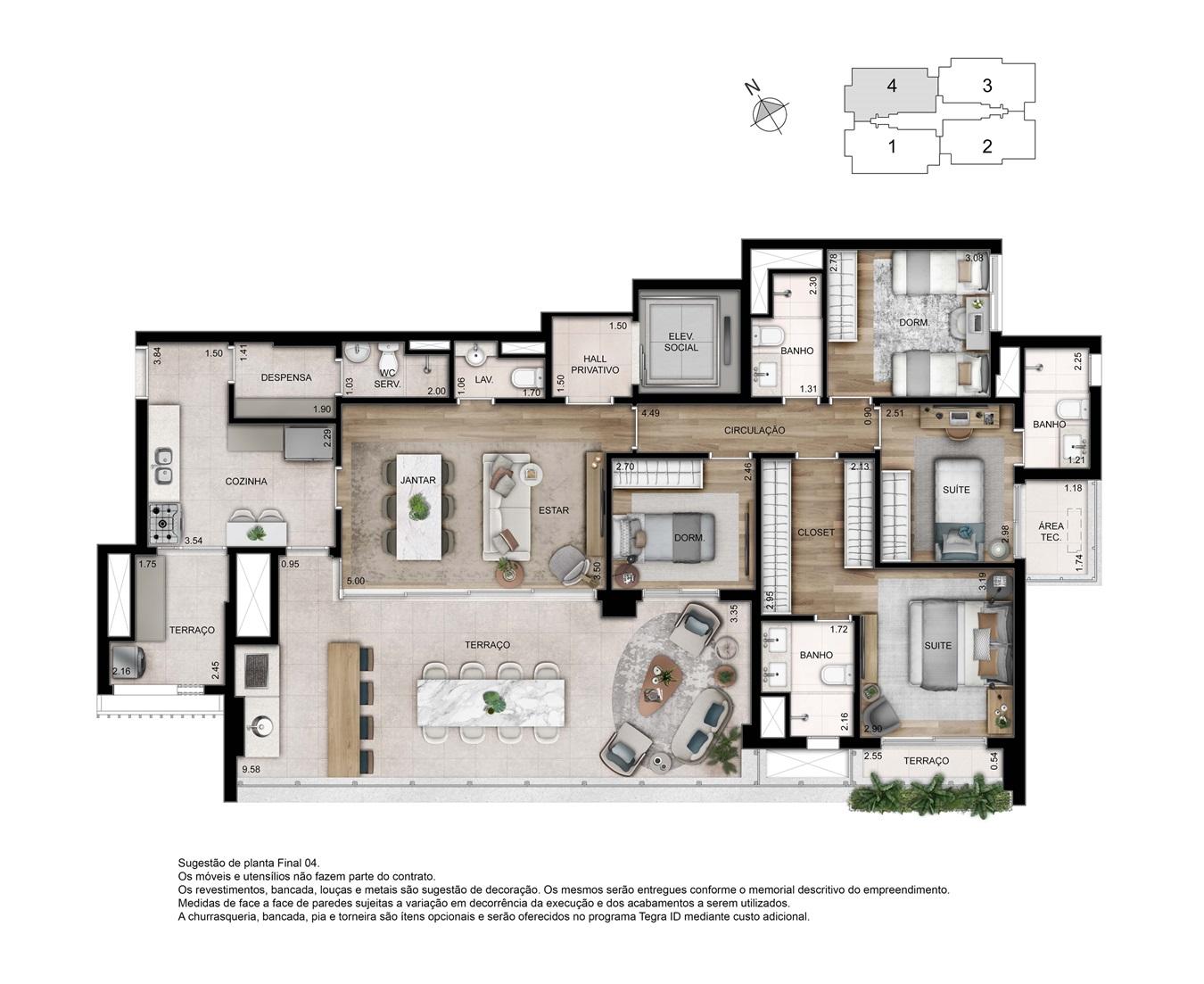 Apartamento, 4 quartos, 157 m² - Foto 25