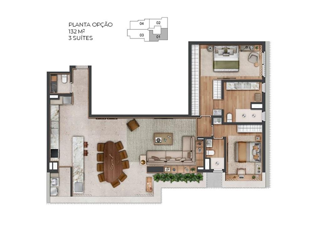 Apartamento, 3 quartos, 31237 m² - Foto 52