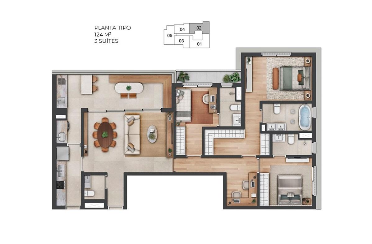 Apartamento, 3 quartos, 31237 m² - Foto 49