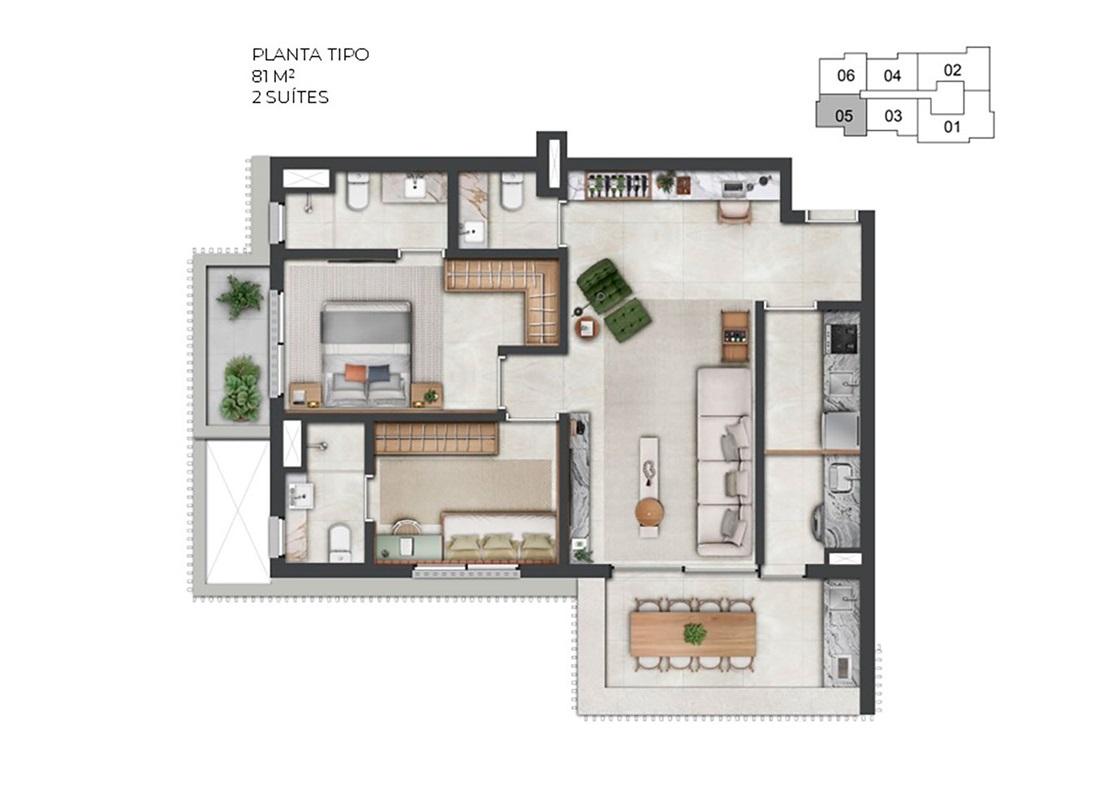 Apartamento, 3 quartos, 31237 m² - Foto 45
