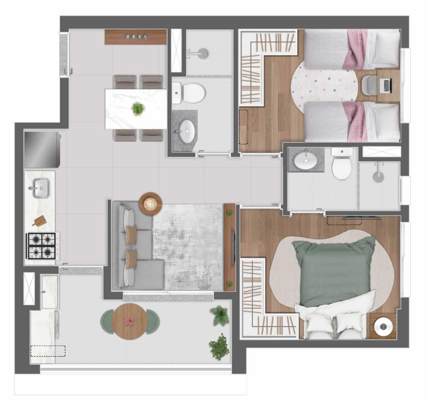 Apartamento, 2 quartos, 3448 m² - Foto 17