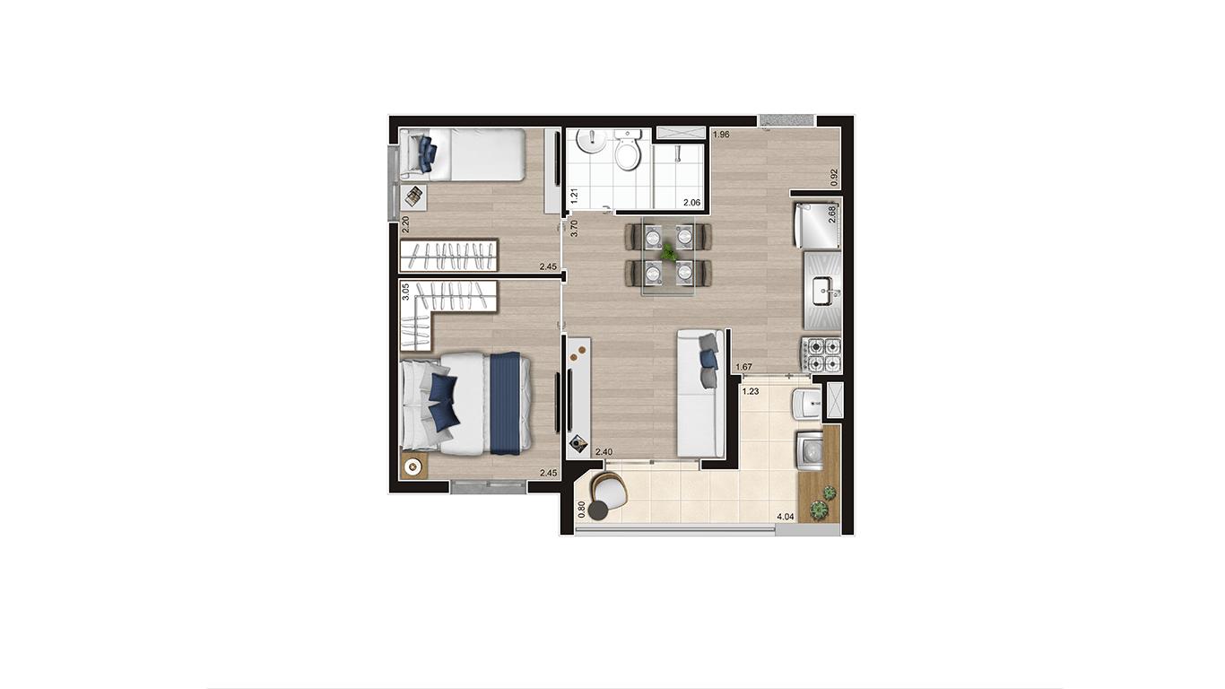 Casa, 2 quartos, 4050 m² - Foto 28