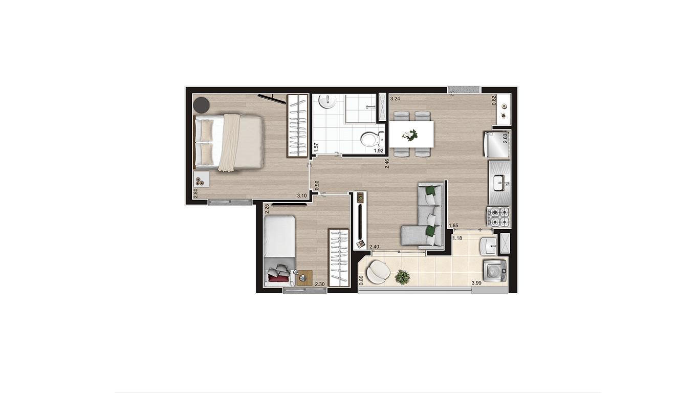 Casa, 2 quartos, 4050 m² - Foto 29
