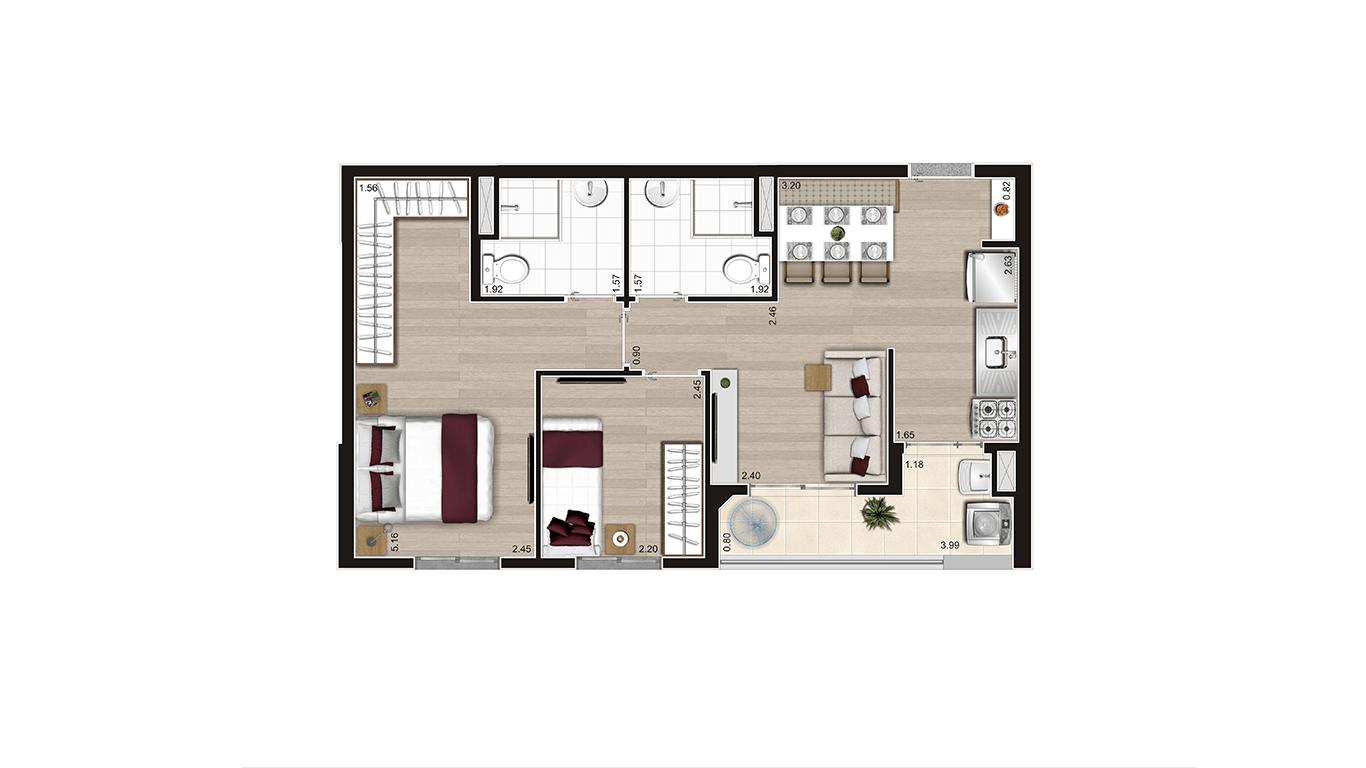 Casa, 2 quartos, 4050 m² - Foto 32