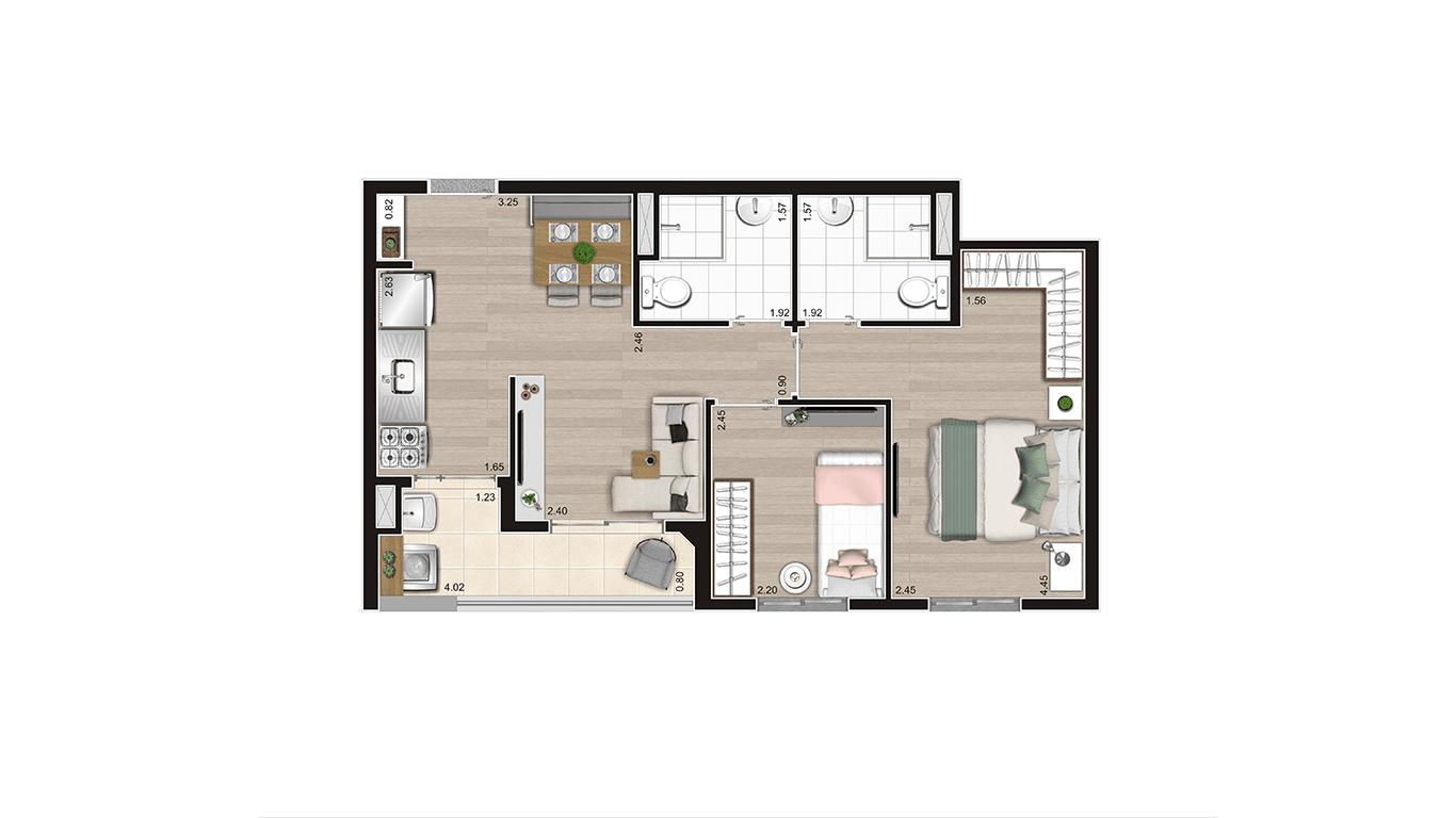 Casa, 2 quartos, 4050 m² - Foto 37