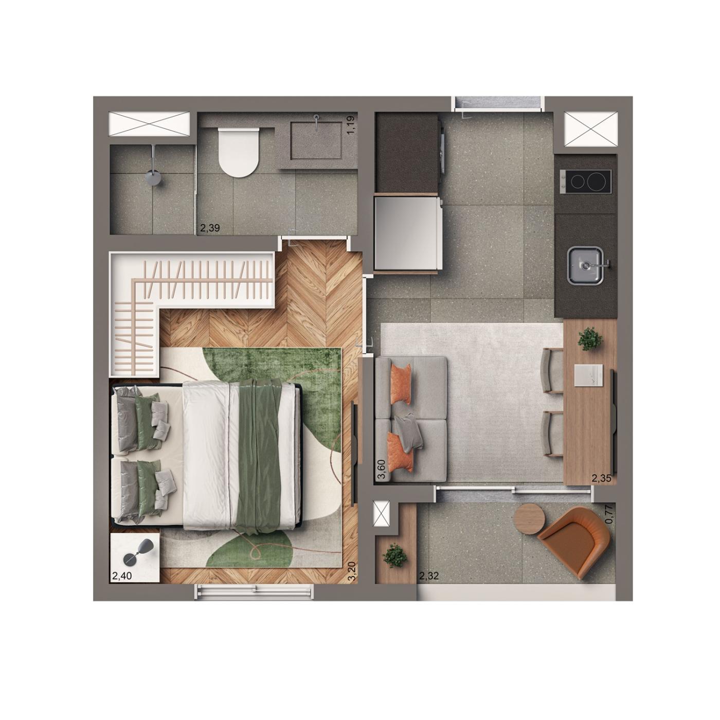 Apartamento, 2 quartos, 1937 m² - Foto 17