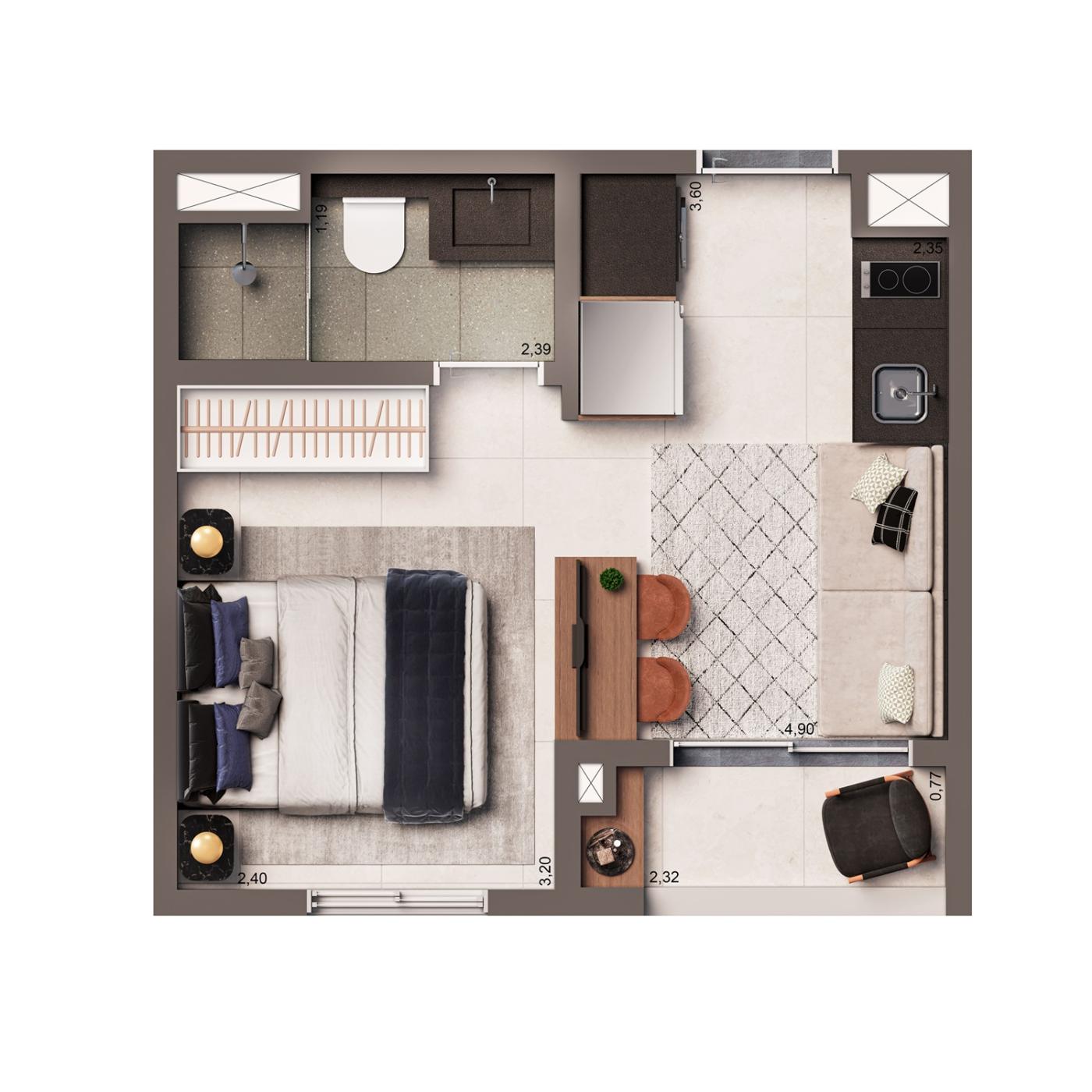 Apartamento, 2 quartos, 1937 m² - Foto 18