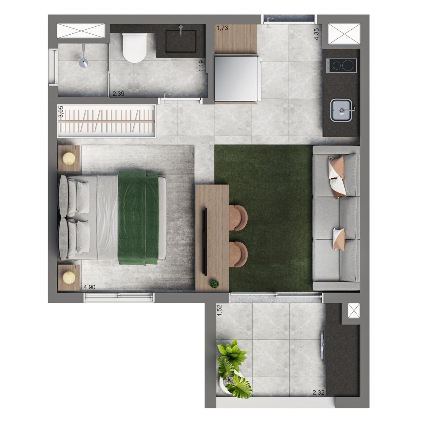 Apartamento, 2 quartos, 1937 m² - Foto 16