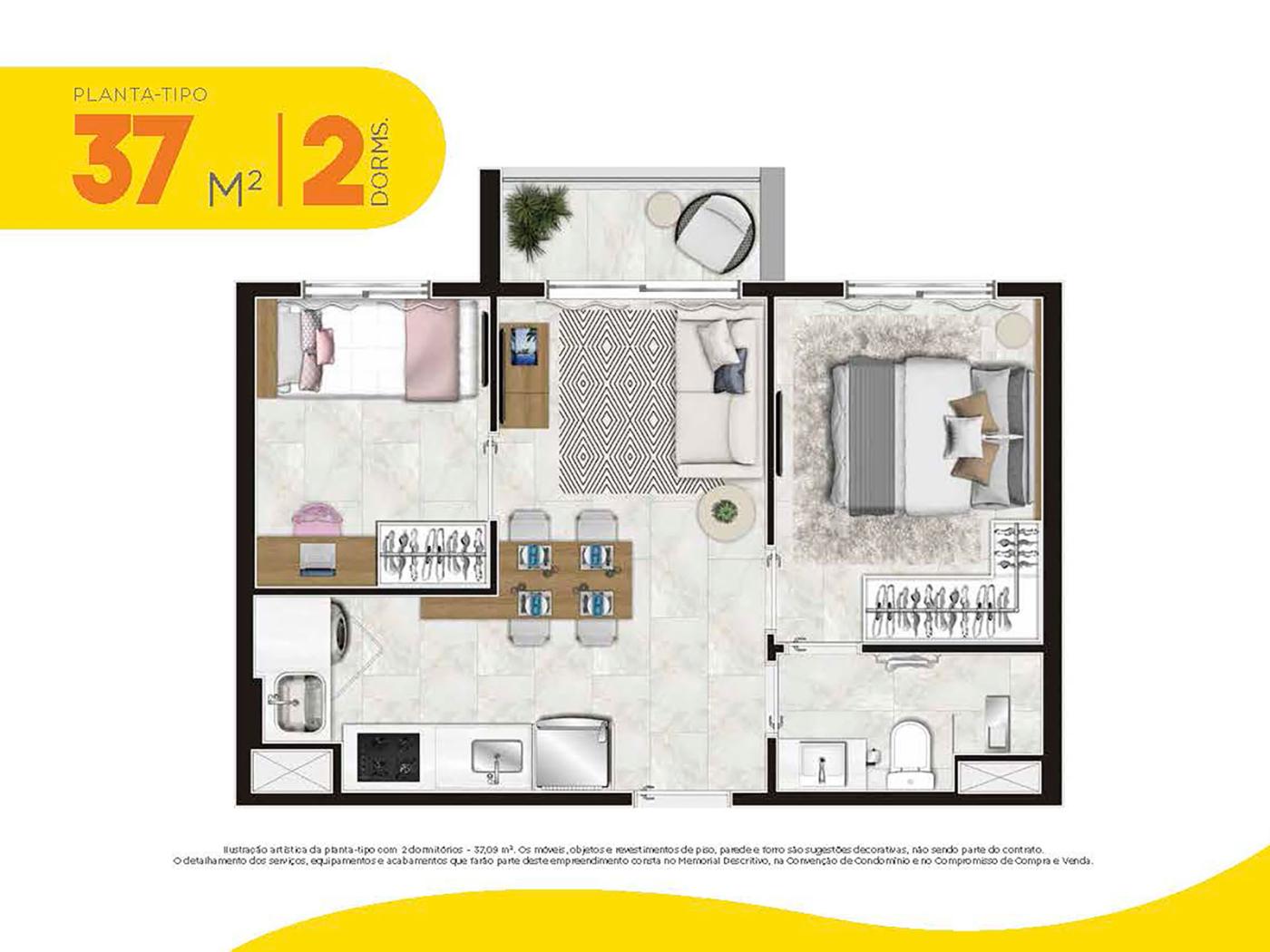 Casa, 2 quartos, 3437 m² - Foto 23