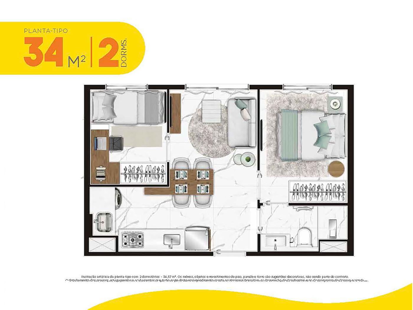 Casa, 2 quartos, 3437 m² - Foto 24