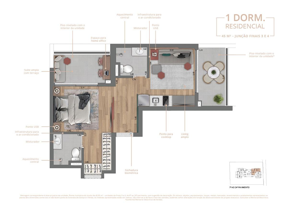 Apartamento, 1 quarto, 2050 m² - Foto 28