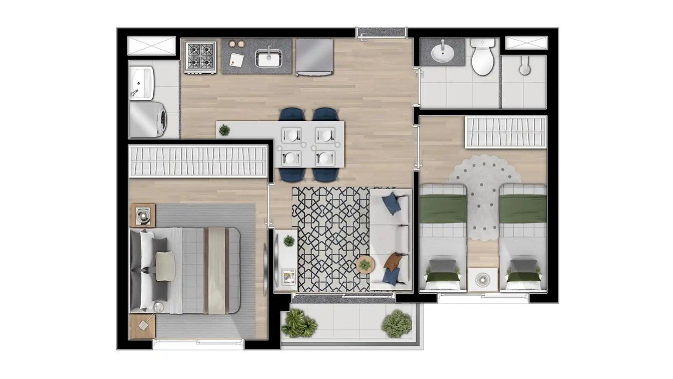 Casa, 2 quartos, 3845 m² - Foto 29