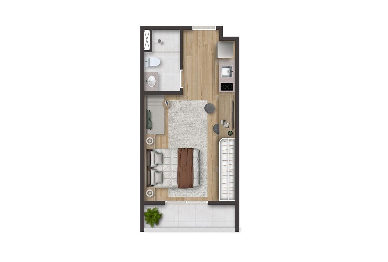 Apartamento, 2 quartos, 2640 m² - Foto 5
