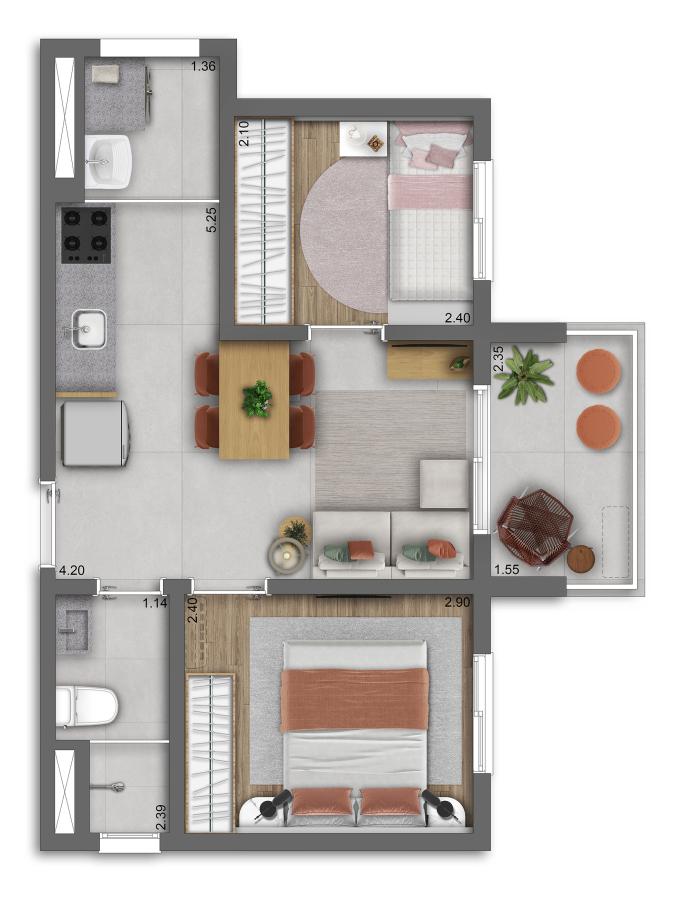 Apartamento, 2 quartos, 3248 m² - Foto 31