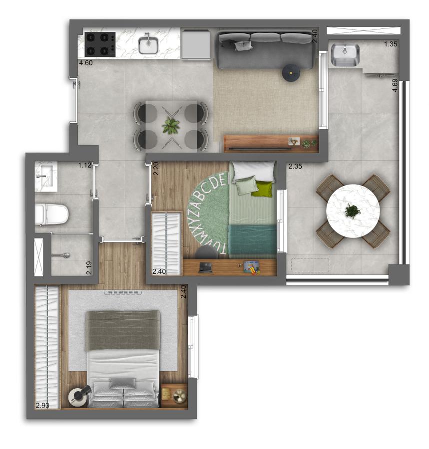 Apartamento, 2 quartos, 3248 m² - Foto 33