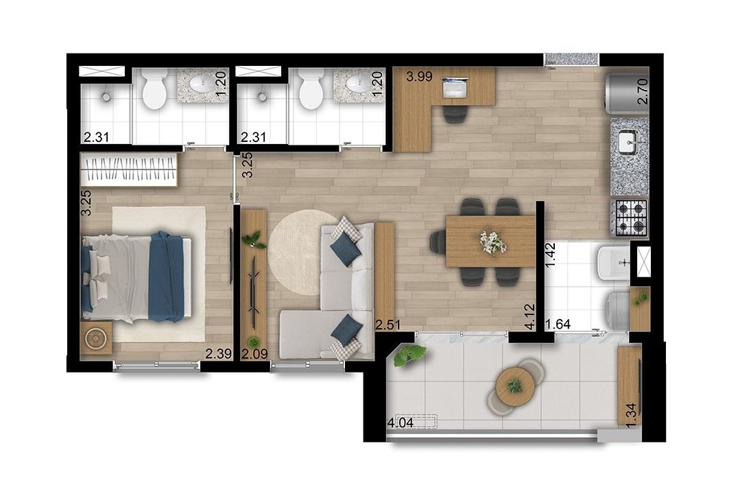 Apartamento, 3 quartos, 3769 m² - Foto 23