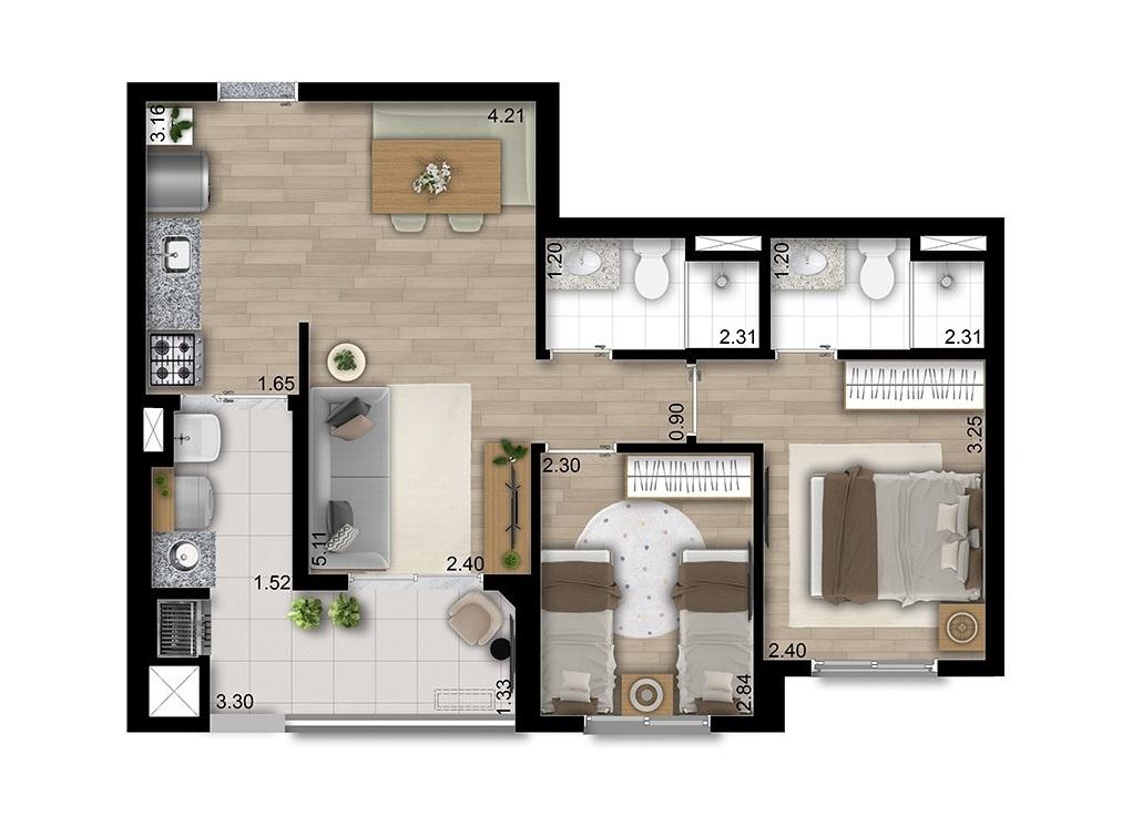 Apartamento, 3 quartos, 3769 m² - Foto 26