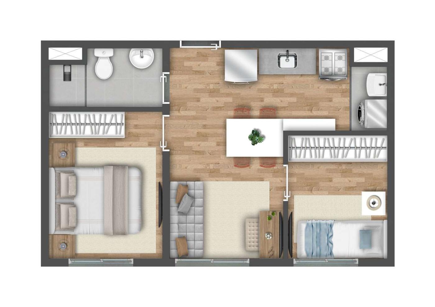 Casa, 2 quartos, 2441 m² - Foto 29