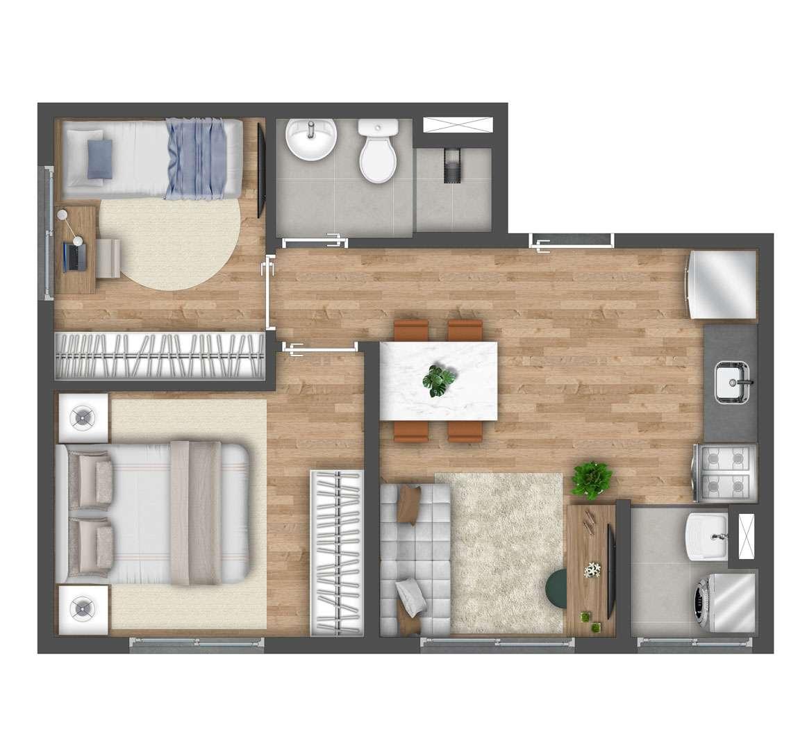 Casa, 2 quartos, 2441 m² - Foto 30