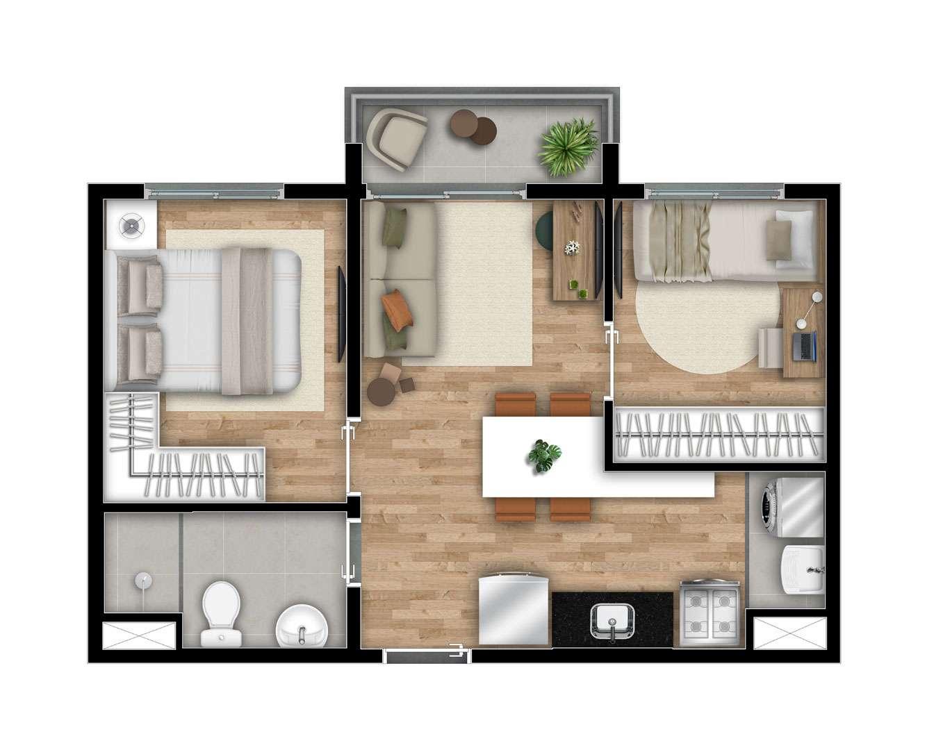Casa, 2 quartos, 2441 m² - Foto 31