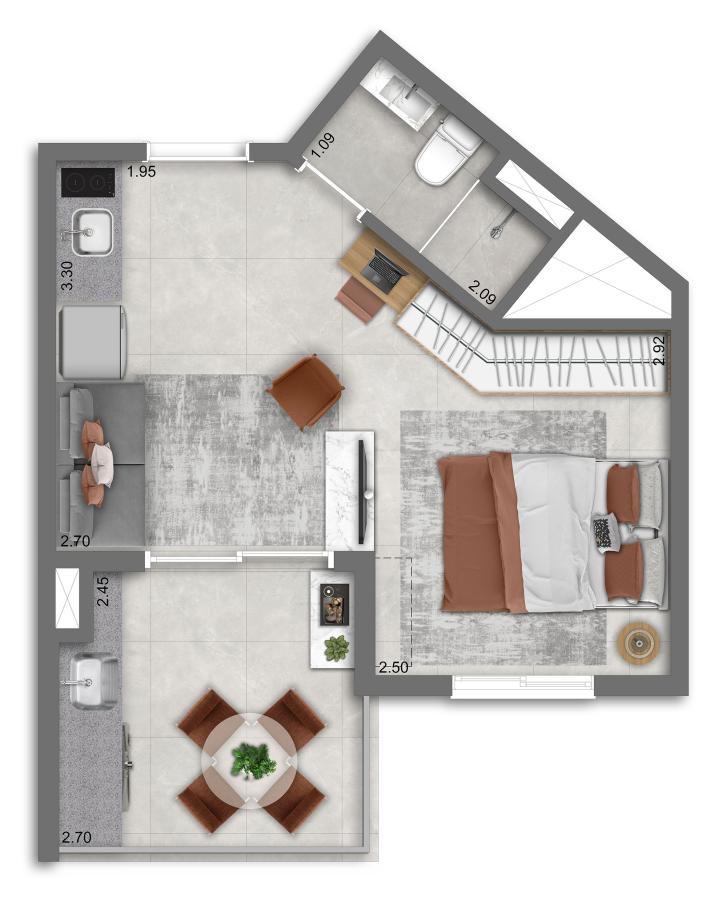 Apartamento, 2 quartos, 2461 m² - Foto 27