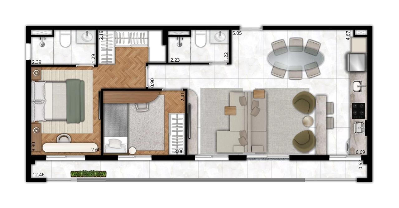 Apartamento, 3 quartos, 2773 m² - Foto 31