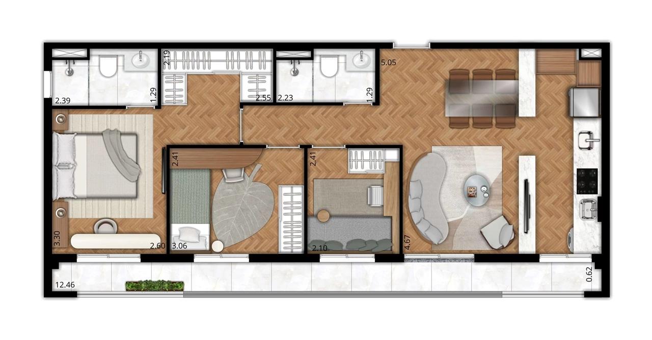 Apartamento, 3 quartos, 2773 m² - Foto 32