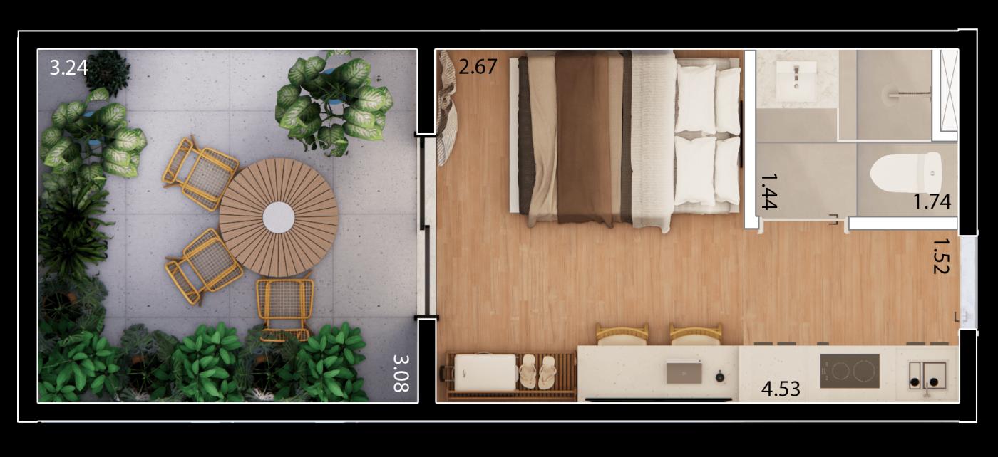 Casa, 1 quarto, 1445 m² - Foto 18