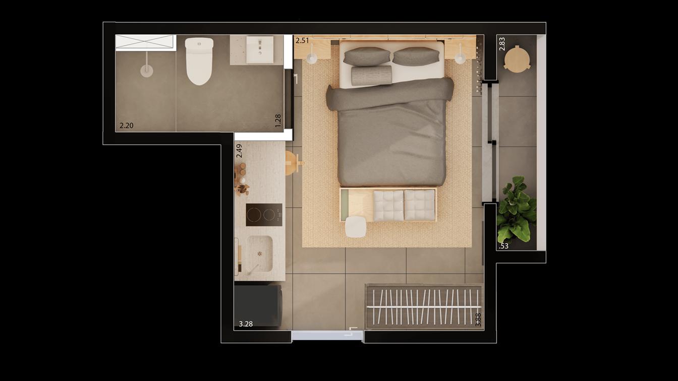 Casa, 1 quarto, 1445 m² - Foto 22